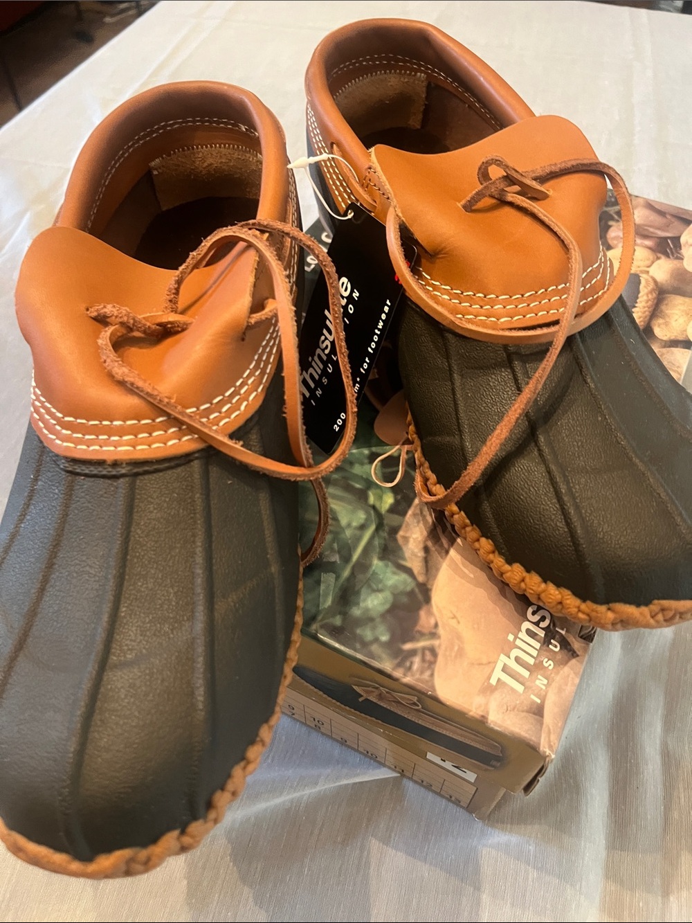 Soggs 4 Seasons Footwear Men’s Green Thinsulate Insulation and Tan Duck Boots